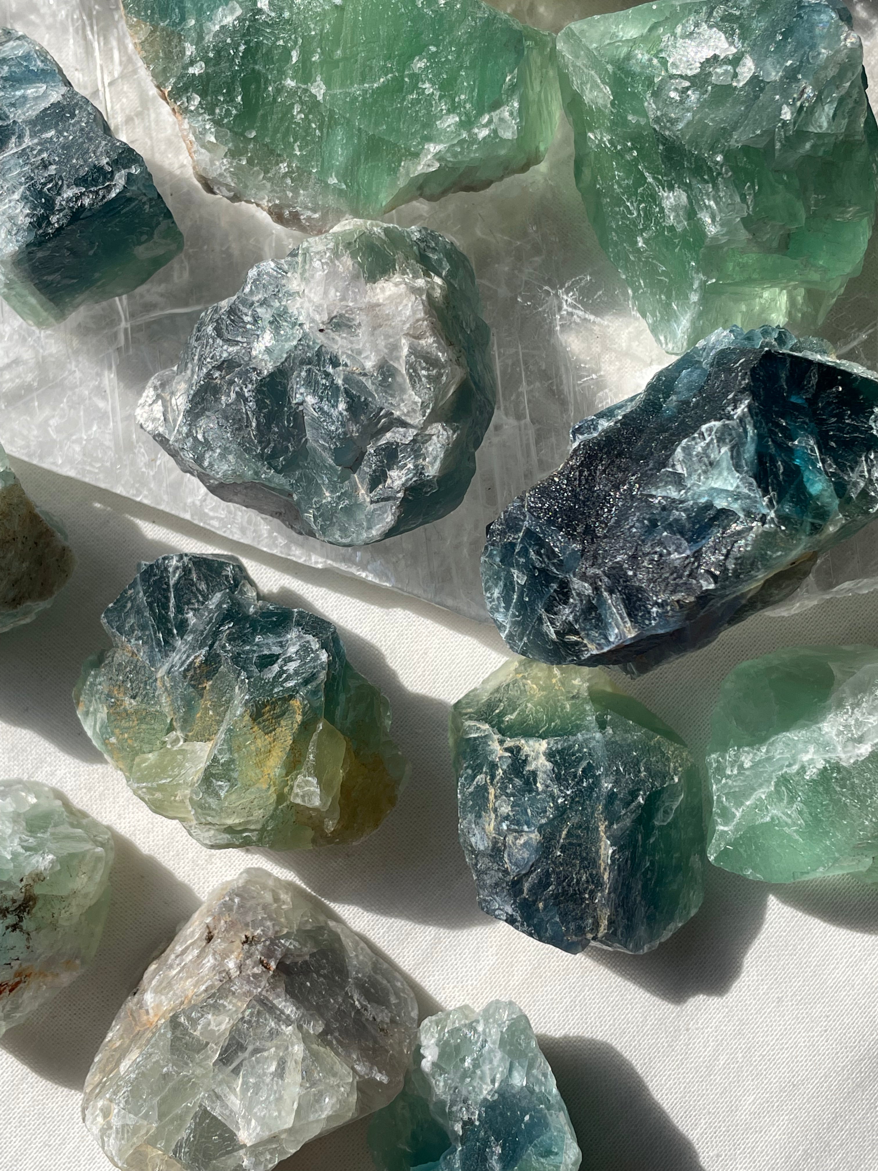 Raw Green Fluorite | فلوريت الاخضر الخام