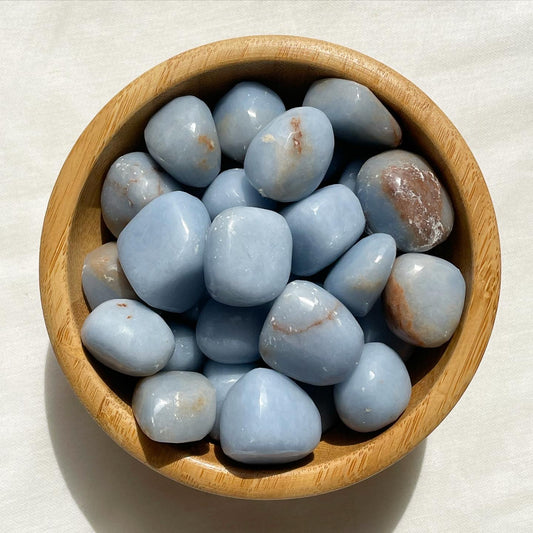 Angelite Tumbles | الانجليت