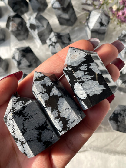 Mini Snowflake Obsidian Towers | سنوفليك اوبسيديان - السبج