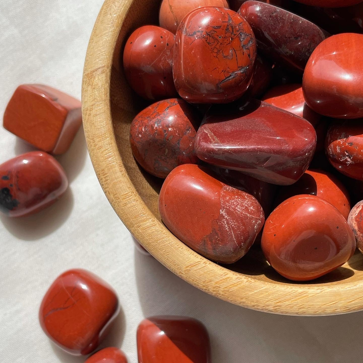 Red Jasper Tumbles | جاسبر الأحمر