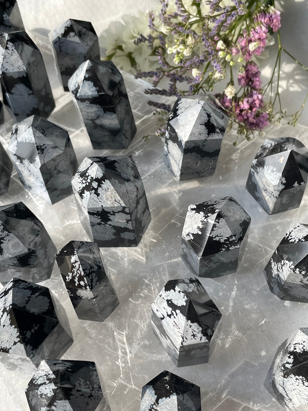 Mini Snowflake Obsidian Towers | سنوفليك اوبسيديان - السبج